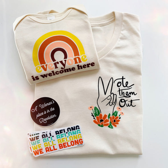 VOTE THEM OUT - Die Cut Vinyl Stickers