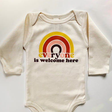EVERYONE IS WELCOME HERE - BABY - LONG SLEEVE