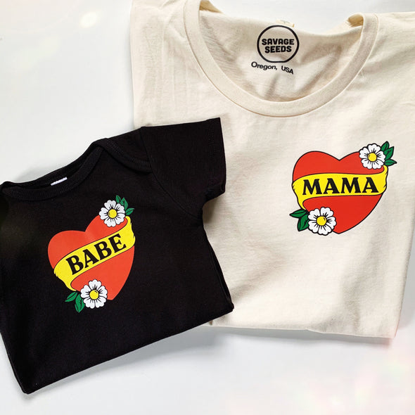 MAMA HEART AND MOTHER HEART - WOMEN'S