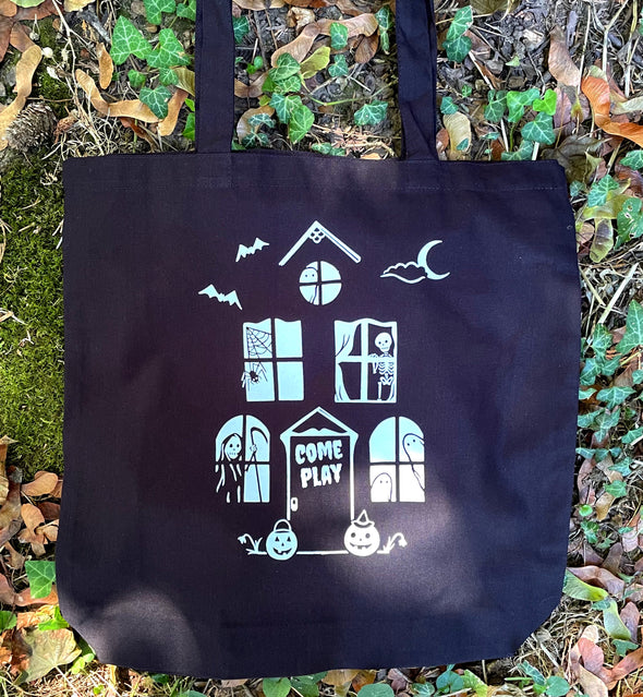 COME PLAY - Trick or Treat - Canvas Tote Bags