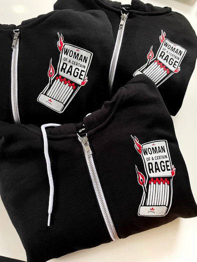 RAGE -  HOODED FLEECE SWEATSHIRT