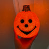 Jack O' Lantern Lighted Halloween Pumpkin Sparkling Melted Popcorn