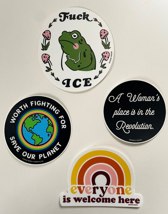 FROGS  - Die Cut Vinyl Stickers