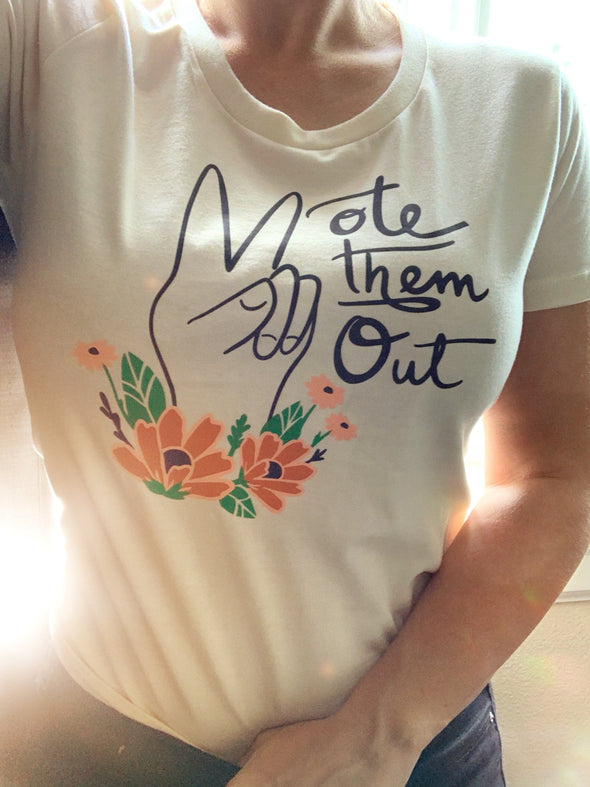VOTE THEM OUT - WOMEN'S - FULL AND POCKET PRINT