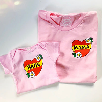 MAMA HEART AND MOTHER HEART - UNISEX